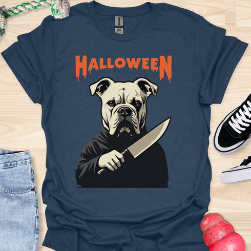 Halloween - V4 - Assassin Bulldog T-Shirt